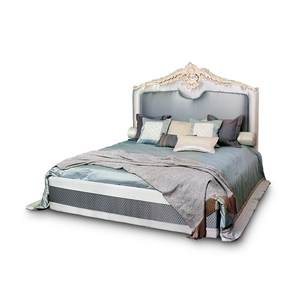 ชุดเครื่องนอนผ้าหรูหราสไตล์วิลล่าคลาสสิกยุโรป  ไม้บีชคุณภาพสูงสั่งทำพิเศษ  ห้องนอนครบชุดพร้อม<span class=keywords><strong>กระจก</strong></span>แต่งตัว - Product Image 4