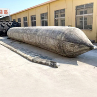 Airbags de sauvetage marins en caoutchouc noir à haute flottabilité - Sûrs et fiables, longue durée de vie, pour le lancement de navires et la récupération de bateaux