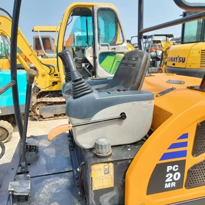 Miniexcavadora Komatsu PC20MR usada, original de Japón, excavadora pequeña con cuerpo compacto para trabajo de excavación en jardines y demolición en interiores. - Product Image 5