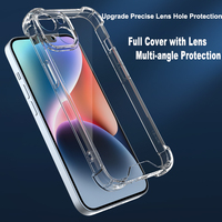 Étui de téléphone antichoc pour iPhone 13 1516 Pro étui de protection transparent pour iPhone 13 Mini X Xs Max
