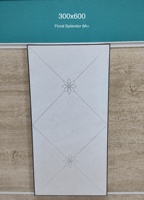 Panneau de plafond en aluminium laminé 300x300mm, tuile rectangulaire ignifuge insonorisante, installation facile, faux plafond salle de bain
