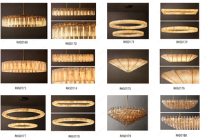 Luminaires suspendus en béton encastrés de style industriel, esthétique <span class=keywords><strong>orientale</strong></span> Wabi Sabi, pour salle à manger, îlot de cuisine - Product Image 3