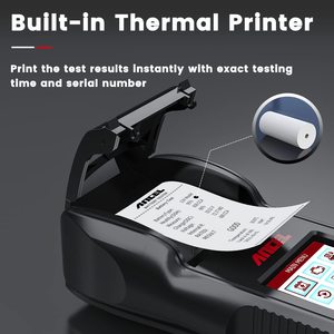 ANCEL BST600 <strong>Battery</strong> <strong>Tester</strong> 12V 24V With <strong>Printer</strong> Professional <strong>Batteries</strong> <strong>Analyzer</strong> Starting Charging System <strong>Battery</strong> <strong>Tester</strong> Tool - Product Image 2