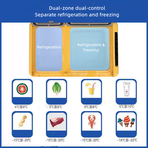 Offre Spéciale 35L-55L Réfrigérateurs réfrigérants de réfrigérateur de voiture portables à double température à double zone pour une utilisation dans les voitures ou à la maison - Product Image 2