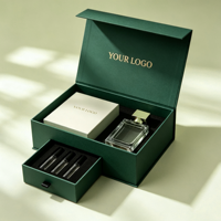Emballage de luxe pour parfums et cosmétiques, boîte cadeau rigide magnétique personnalisée avec logo, emballage en carton haut de gamme fait main
