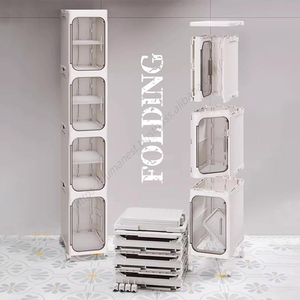 Carrito de Almacenamiento Rodante Multiusos de Plástico al por Mayor, Fácil de Montar, Cajonera Auxiliar, Organizador de Baño Delgado para Suelo - Product Image 5