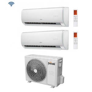 Climatizador acondicionado Ferroli Trial Split Inverter serie GIADA M 9 + 9 + 18 con 28-4 Wi-Fi integrado 9000 + 9000 + 18000 - Product Image 1