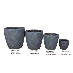 Vasi di forma rotonda a prezzo amichevole per <span class=keywords><strong>piante</strong></span> <span class=keywords><strong>vendita</strong></span> calda <span class=keywords><strong>da</strong></span> giardino vasi di fiori fioriere - Product Image 3