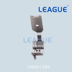 21010-1 1/4L Pie <span class=keywords><strong>prensatelas</strong></span> <span class=keywords><strong>de</strong></span> repuesto para máquinas <span class=keywords><strong>de</strong></span> coser <span class=keywords><strong>de</strong></span> doble aguja, para la aplicación <span class=keywords><strong>de</strong></span> cinta <span class=keywords><strong>de</strong></span> sujetador en varios tipos <span class=keywords><strong>de</strong></span> máquinas - Product Image 4