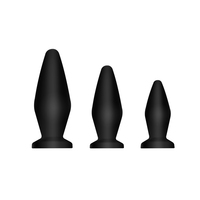 Odeco, prix bas, haute qualité, anneau de poignée, vente chaude, trois tailles différentes, plug anal/vaginal, jouets anaux en silicone souple