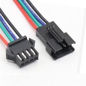 JST SMシリーズ 4P 2.5mmピッチ配線コネクタ 4ピン オス SMR-04V-B と メス SMP-04V-BC コネクタ - Product Image 1