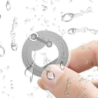 Étiquettes autocollantes NFC personnalisées en usine, 13,56 MHz, 25 mm, programmables, compatibles avec les téléphones compatibles NFC pour les paiements en hôtel