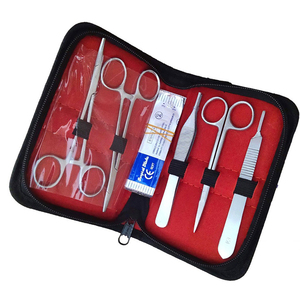 Kit Professionale per Dissezione Chirurgica, Set di Strumenti Anatomici in Acciaio Inossidabile con Lame per Bisturi e Valigetta, per Uso Veterinario - Product Image 5