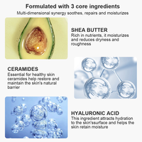 Crème réparatrice hydratante pour le visage automne hiver de haute qualité avec beurre de karité prix d'usine pour la peau sèche et utilisation quotidienne fonction de l'acné