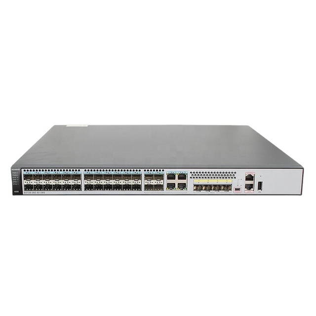 Hua Weii S5720-36C-EI-28S-AC Network Switch Bundle 28 Gig SFP 4 Dual-Purpose 10/100/1000 or 10 Gig SFP+ Switch