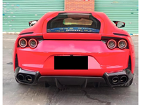 Pièces automobiles Diffuseur de pare-chocs arrière en matériau carbone 812 pour Ferrari 812 Diffuseur de pare-chocs arrière en fibre de carbone style OEM