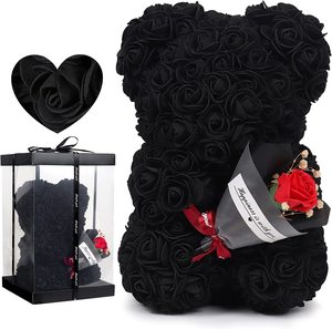Oso de Rosas, Regalo de San Valentín o Cumpleaños, Oso de Rosas de Flores Eternas de PE, Regalo para Novio y Novia - Product Image 5