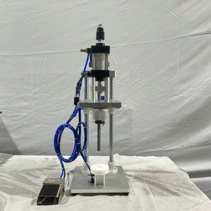 Machine de pressage semi-automatique pour bouteilles en verre et en plastique, miel, huiles, parfums, cosmétiques, savon, crème, shampoing - Product Image 2