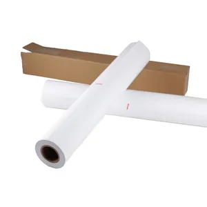 Rollo de papel de dibujo profesional A0 A1 20LB White Bond Paper CAD Plotter con 24 "30" 36 "* 50 yds-¡OEM disponible!