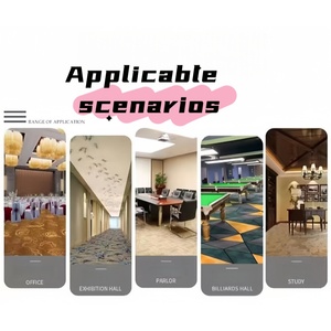 Tapis mural en rouleau à poils longs en nylon et PP, antidérapant, durable, lavable, pour salles d'exposition, événements, salons professionnels et usage domestique - <span class=keywords><strong>Prix</strong></span> usine - Product Image 5