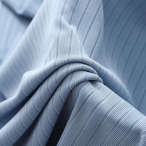 Tissu côtelé en polyester et coton respirant doux de haute qualité personnalisé pour chemises, pulls, vestes - Product Image 4