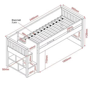 High-quality Wooden <b>Bunk</b> Bed For Kids Solid Wood Kids <b>Bunk</b> Bed <b>Bunk</b> Bed Wood Manufacturers - Product Image 4