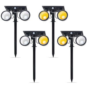 Lámpara Solar de Alta Calidad para Jardín Exterior con Sensor, 2200mA 3.7V, Impermeable, 9 LED, Lámpara Solar para Pared, Camino, Césped, Patio - Product Image 3