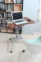 Table de levage automatique pneumatique, colonne en alliage d'aluminium, bureau d'entraînement, pour les paresseux, ajustable