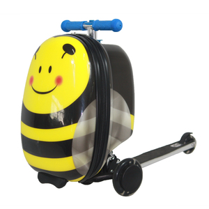 CAPPE 18 pulgadas barato carro maleta equipaje 3 rueda movilidad equipaje plegable scooter niños - Product Image 1