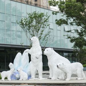 Sculptures d'<span class=keywords><strong>animaux</strong></span> de safari personnalisées en résine de fibre de verre, réalistes, pour la location et la décoration de mariages - Product Image 6