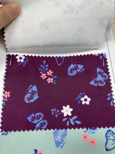 Hot Bán 420D PVC Tráng Oxford Vải Tùy Chỉnh 100% <span class=keywords><strong>Polyester</strong></span> Thời Trang Không Thấm Nước Vải Với Bướm Và Hoa In - Product Image 2