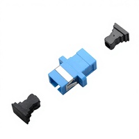 Adaptador de Fibra Óptica SC UPC APC, Conector Acoplador Simplex SM para Redes de Telecomunicaciones FTTH