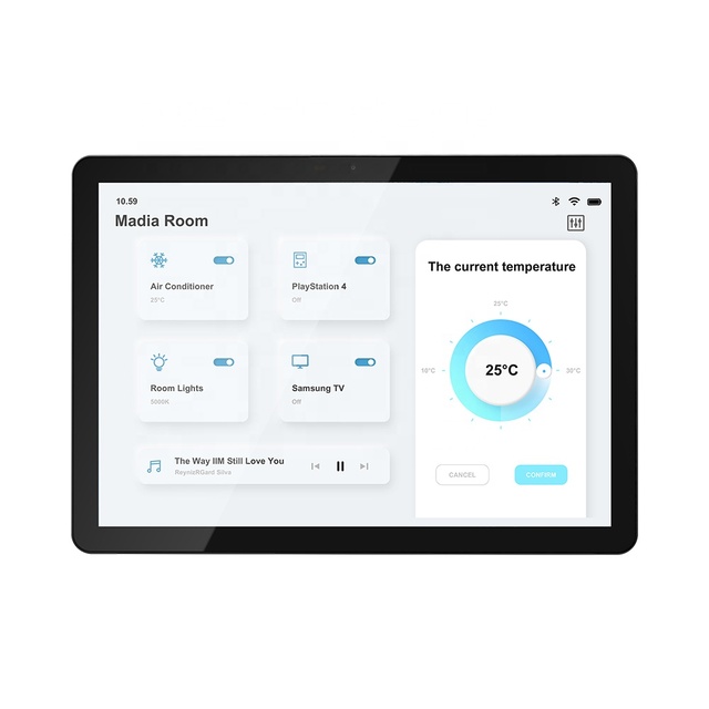 Zigbee Zwave 5/8/10 Inch Smart Home Hub Gateway Kiosk Wall Mount Wifi Rj45 Poe Control Touch Screen Android Tablet Pc