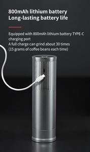 เครื่องบดกาแฟแบบพกพา ZeroHero รุ่นใหม่ล่าสุด ใช้พลังงานจาก USB/แบตเตอรี่ ปรับระดับการบดได้ เหมาะสำหรับใช้ในบ้าน รถยนต์ ท่องเที่ยว และโรงแรม - Product Image 5