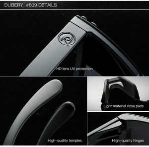 Dubery thiết kế Viper Kính mát 2025 cho nam giới và dệt PC người đàn ông quá khổ phân cực Kính mát d809 gafas de Sol polarizadas - Product Image 6