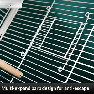 Steel Wire Luxury <b>Large</b> Pet House Birds Enclosure Canary Breeding Cages Movable Splice Pigeon Parrot Stackable Bird Cage - Product Image 4