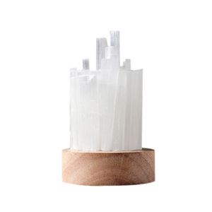 GEM <span class=keywords><strong>Lampe</strong></span> en cristal <span class=keywords><strong>de</strong></span> sélénite Grande <span class=keywords><strong>lampe</strong></span> en <span class=keywords><strong>sel</strong></span> <span class=keywords><strong>de</strong></span> sélénite marocaine authentique faite à la main Amazing Crystal Table Night - Product Image 4