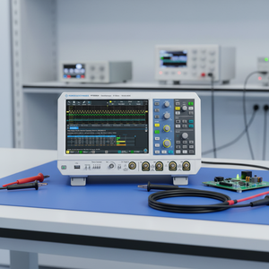 Oscilloscope industriel Rohde & Schwarz RS High RTM3004, résolution 10 bits, 4 canaux, bande passante 1 GHz, fréquence d'échantillonnage 5 GHz - Product Image 3