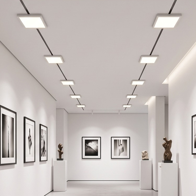 Surface Mounted Aluminum IP44 Square Ultra Silm 6W 12W 18W 24W LED Panel Light Isolated Driver 3000K-6000K Home Dining