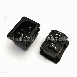 เต้ารับไฟฟ้า AC รุ่น AC 04 แบบสี่เหลี่ยม 1 ช่อง 10A 250V วัสดุ PC มาตรฐาน พร้อมสายดิน - Product Image 2
