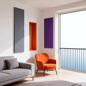 แผ่นอะคูสติกใยโพลีเอสเตอร์คุณภาพสูง ดีไซน์ทันสมัย <span class=keywords><strong>ฉนวน</strong></span><span class=keywords><strong>กัน</strong></span><span class=keywords><strong>เสียง</strong></span> PET Felt สำหรับโรงเรียน แผ่นตกแต่ง<span class=keywords><strong>กัน</strong></span><span class=keywords><strong>เสียง</strong></span> - Product Image 3