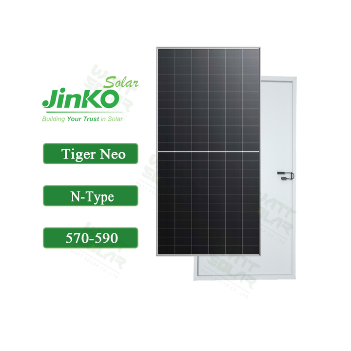 Jinko Tiger Neo N Type Solar Panels 570w 580w 590w High Power Mono ...