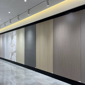 酒店装饰用现代防爆聚氯乙烯薄膜软家具保护墙板隔热层压成品 - Product Image 1