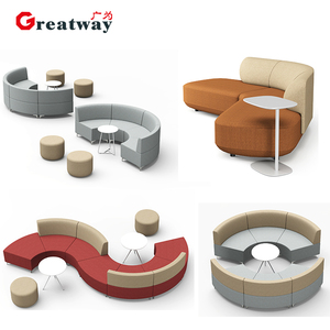 Phong cách khác nhau miễn phí kết hợp khu vực công cộng chờ đợi đi văng văn phòng thư viện trường bảo tàng sảnh sảnh mô-đun chỗ ngồi sofa - Product Image 1