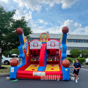 Activités de plein air pour écoliers et adultes font la fête jeu de basket-ball gonflable préféré - Product Image 5