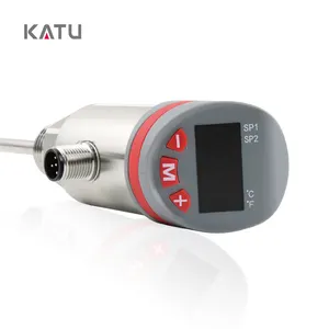 KATU grosir pabrik merek TS500 series 100mm probe sensor temperatur dengan tampilan digital