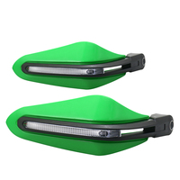 22MM Moto Main Garde Modification Poignée Protecteur Coupe-Vent Handguard Avec Lumière Led