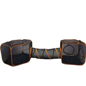 Enclos extérieur pour chat certifié BSCI, tunnel de jeu pour animaux de compagnie, parc pour chat, tunnel portable pliable pour chats, chatons, petits chiens et animaux de petite taille - Product Image 5