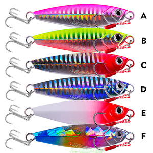 In alto a destra JIG099 7g ~ 30g metallo Jig pesca Jig Jigging esche pesca d'altura esche artificiali in metallo - Product Image 1