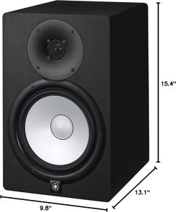 Yammah HS8-ii Par <span class=keywords><strong>de</strong></span> <span class=keywords><strong>Monitores</strong></span> <span class=keywords><strong>de</strong></span> <span class=keywords><strong>Estudio</strong></span> Autoamplificados <span class=keywords><strong>de</strong></span> 8 Pulgadas, Altavoz Profesional/Control por Voz, Caja <span class=keywords><strong>de</strong></span> Sonido Inalámbrica con Bluetooth, Woofer y Tweeter - Product Image 2